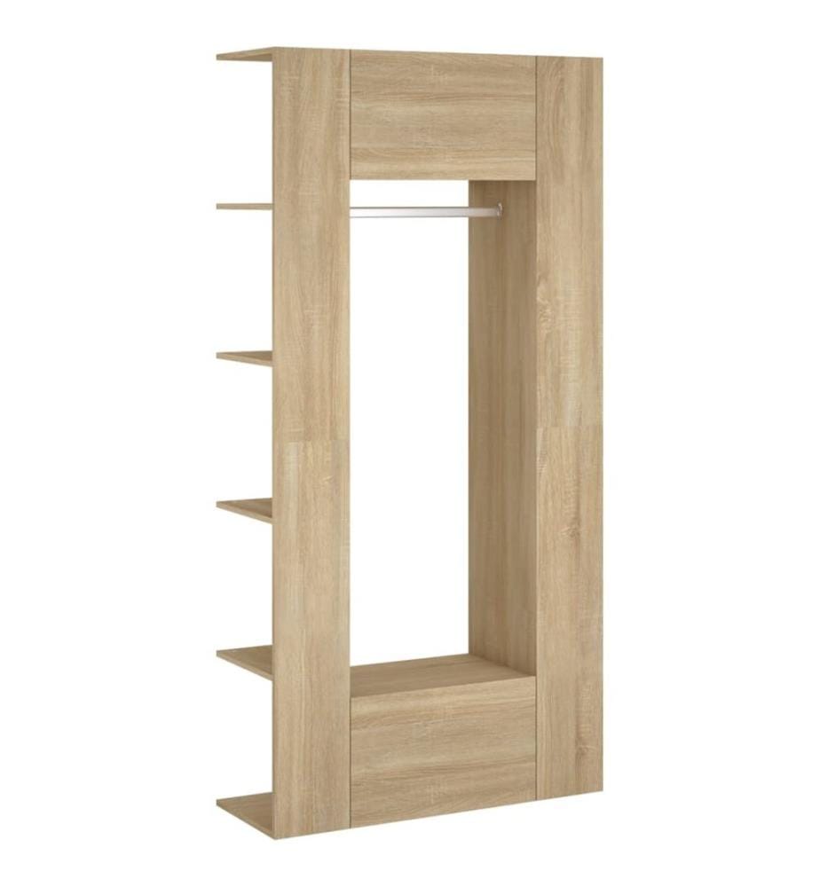 Flurschränke 2 Stk. Räuchereiche Holzwerkstoff