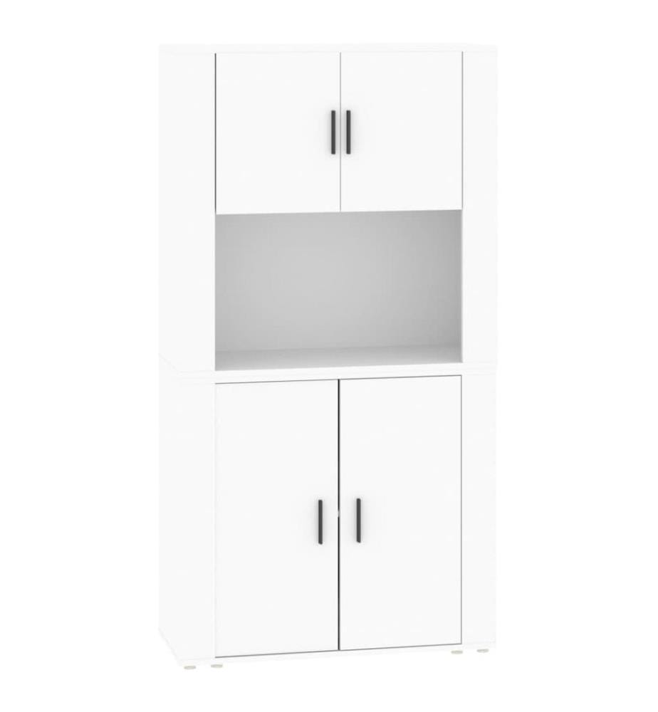 Buffet haut Blanc Bois d'ingénierie