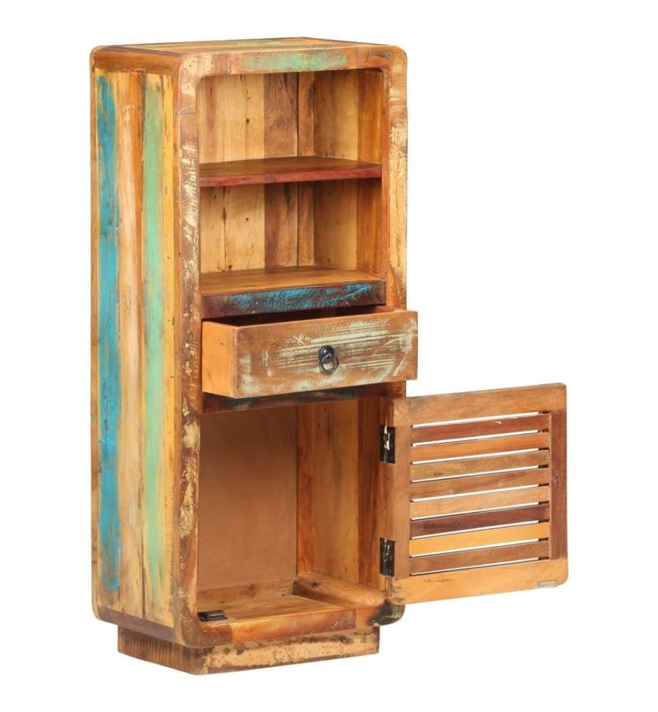 Highboard 45x32x110 cm Altholz Massiv
