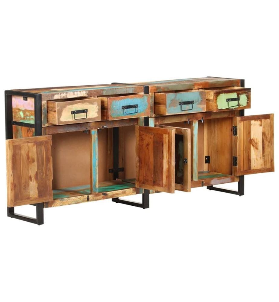Sideboard 172x35x80 cm Altholz Massiv