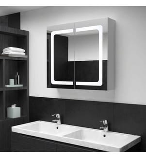 LED-Spiegelschrank fürs Bad 80x12,2x68 cm