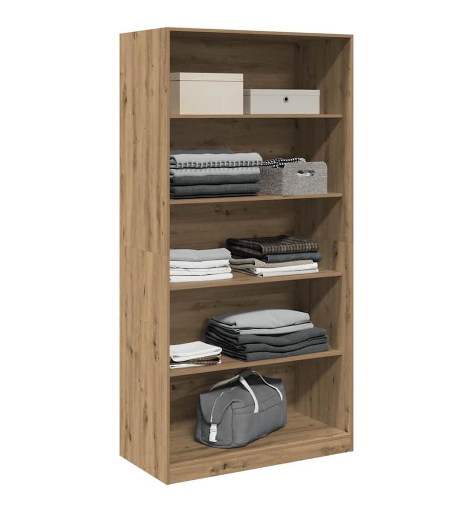 Kleiderschrank Artisan-Eiche 100x50x200 cm Holzwerkstoff