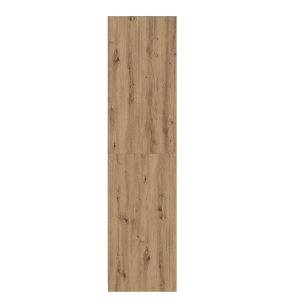 Kleiderschrank Artisan-Eiche 100x50x200 cm Holzwerkstoff