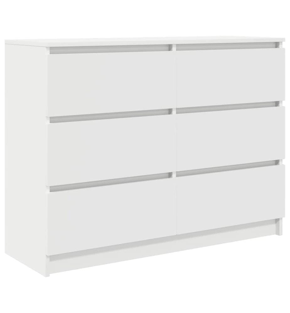 Sideboard Weiss 100x35x76 cm Holzwerkstoff
