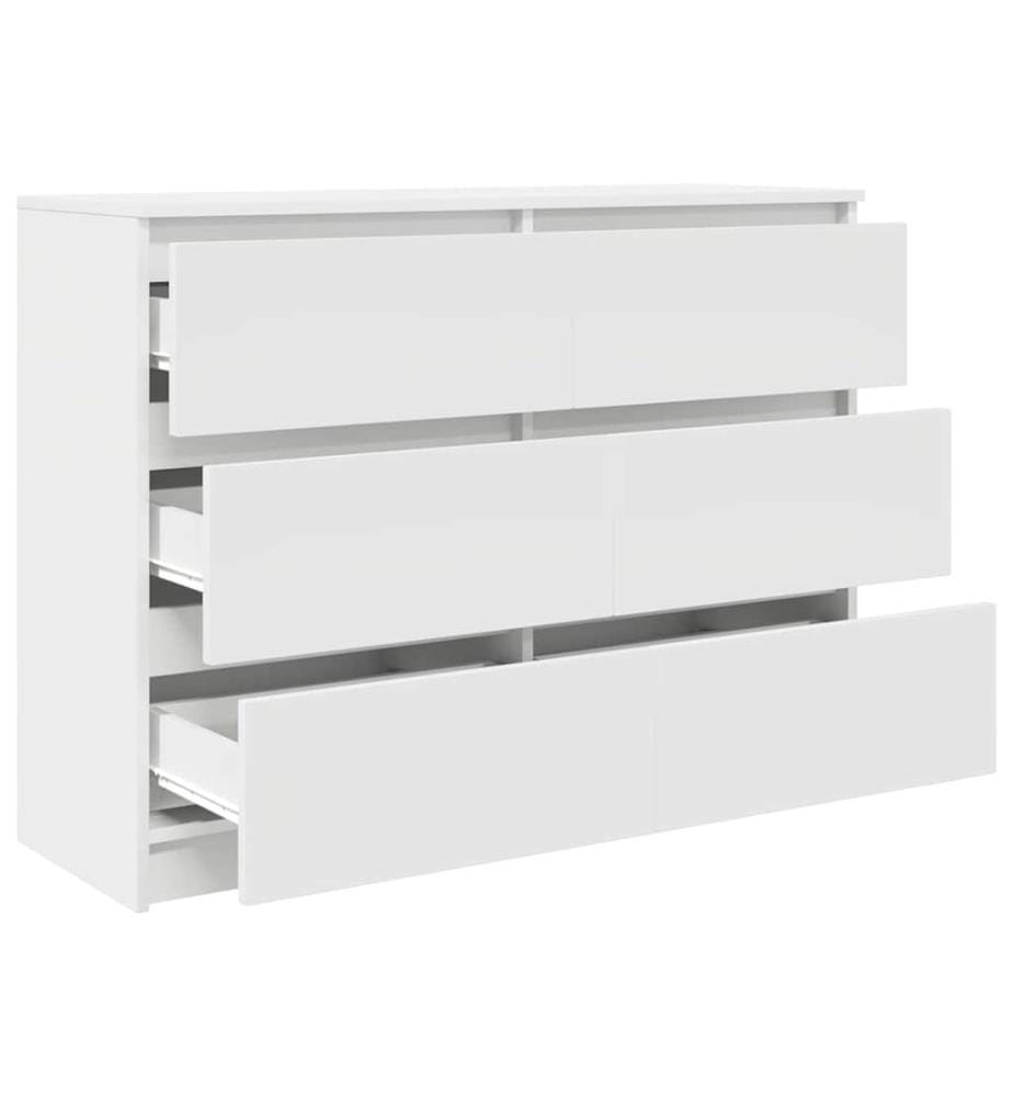 Sideboard Weiss 100x35x76 cm Holzwerkstoff