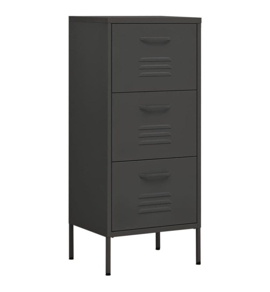 Lagerschrank Anthrazit 42,5x35x101,5 cm Stahl