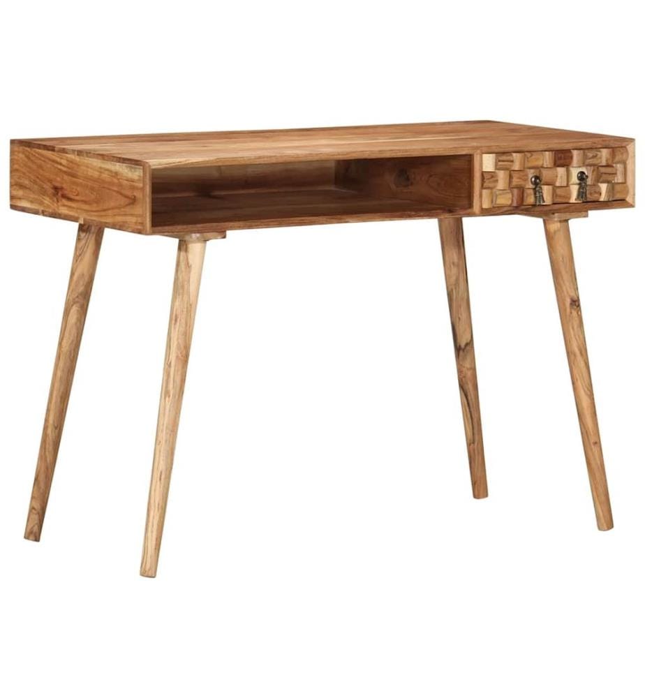 Bureau 110x50x76 cm Bois d'acacia massif
