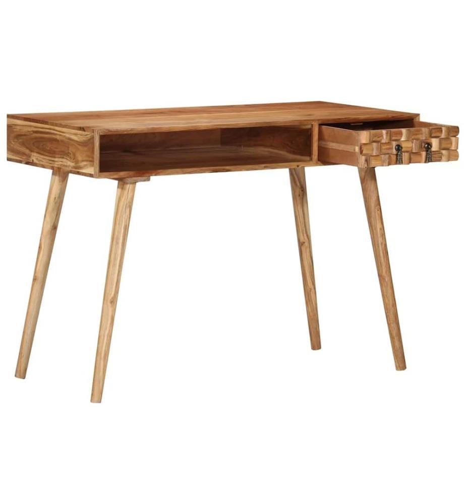 Bureau 110x50x76 cm Bois d'acacia massif