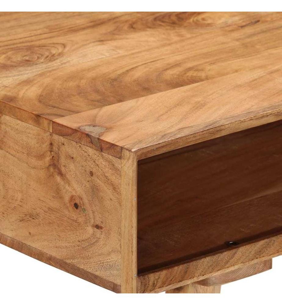 Bureau 110x50x76 cm Bois d'acacia massif