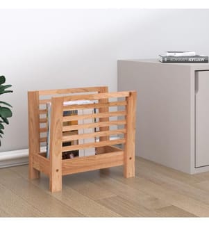 Porte-revues 40x26,5x38,5 cm Bois massif de noyer