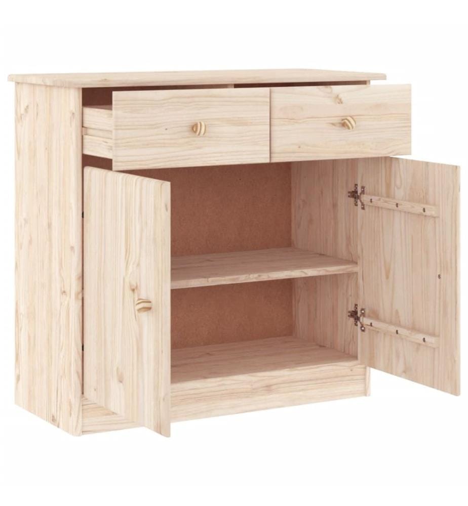 Sideboard ALTA 77x35x73 cm Massivholz Kiefer
