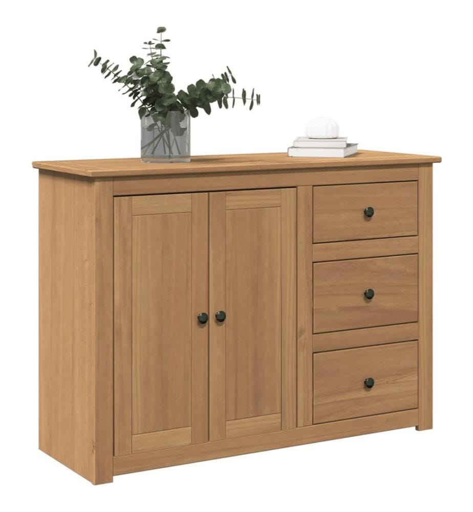 Sideboard mit Schubladen Panama 112x40x80 cm Massivholz Kiefer
