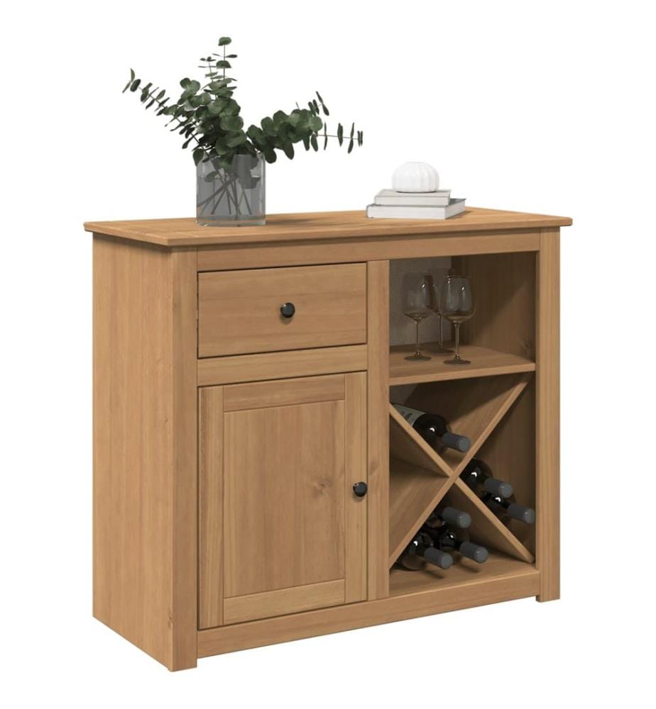 Sideboard mit Schubladen Panama 93x40x80 cm Massivholz Kiefer