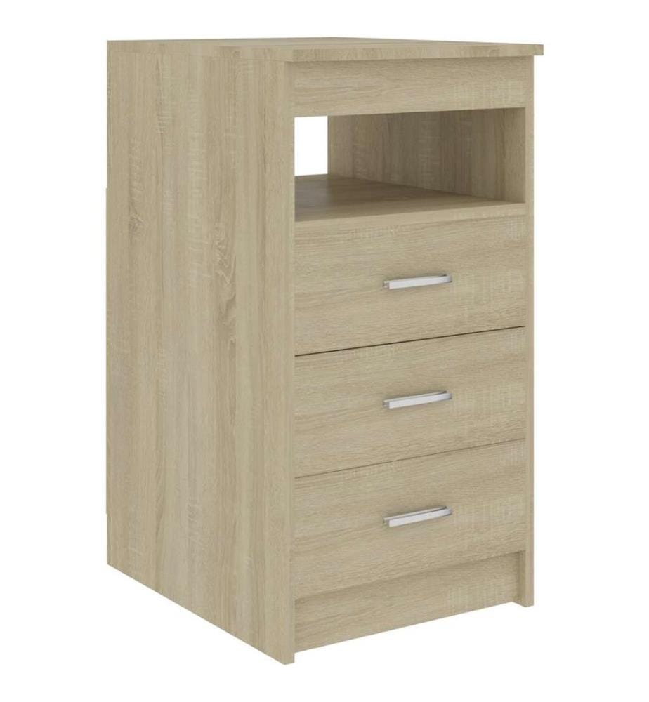 Sideboard mit Schubladen Sonoma-Eiche 40x50x76 cm Holzwerkstoff