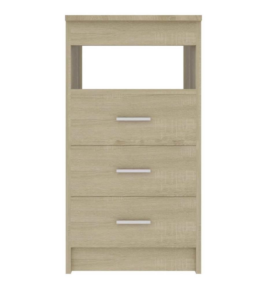 Sideboard mit Schubladen Sonoma-Eiche 40x50x76 cm Holzwerkstoff