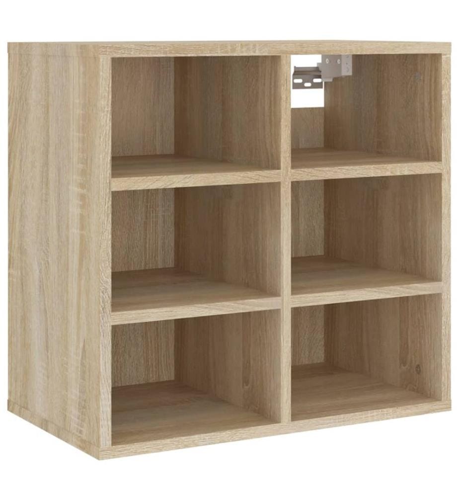 Schuhregale 2 Stk. Sonoma-Eiche 52,5x30x50 cm