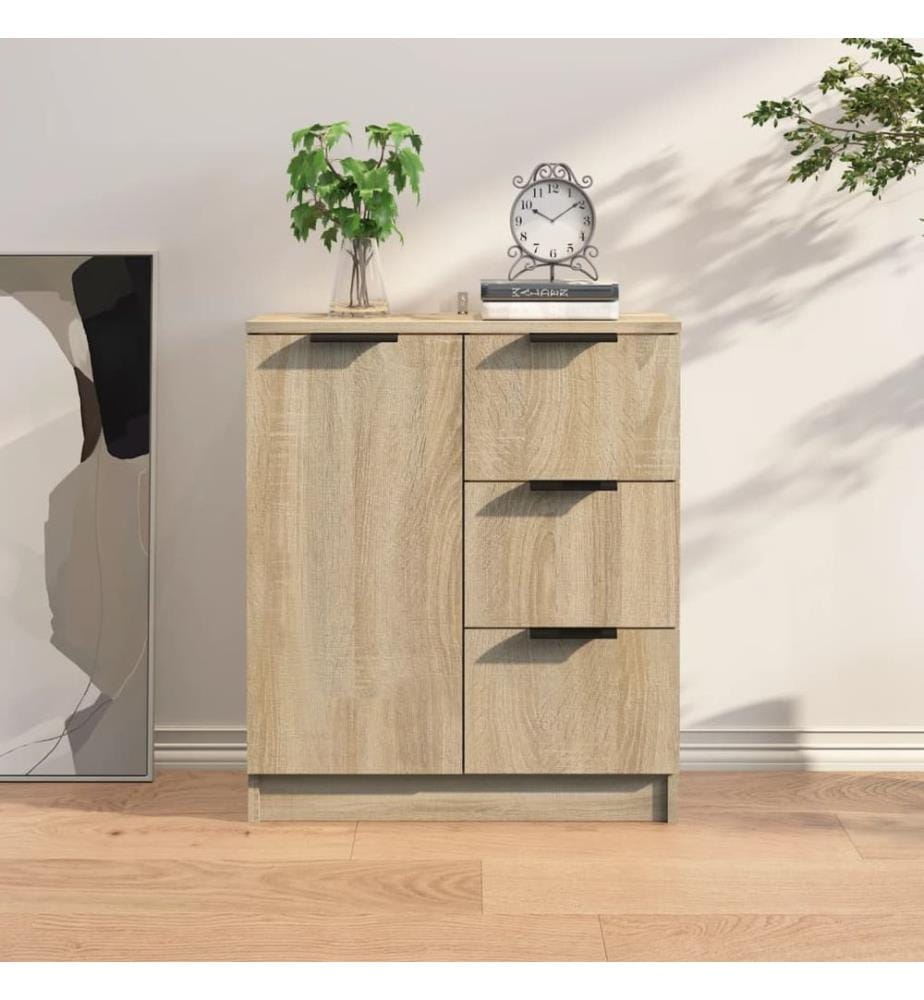 Sideboard Sonoma-Eiche 60x30x70 cm Holzwerkstoff