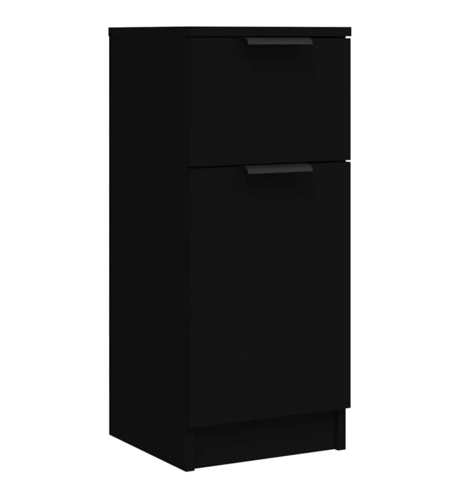 Sideboard Schwarz 30x30x70 cm Holzwerkstoff