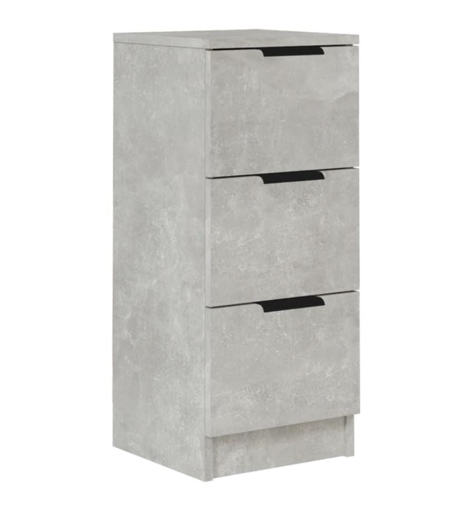 Sideboard Betongrau 30x30x70 cm Holzwerkstoff