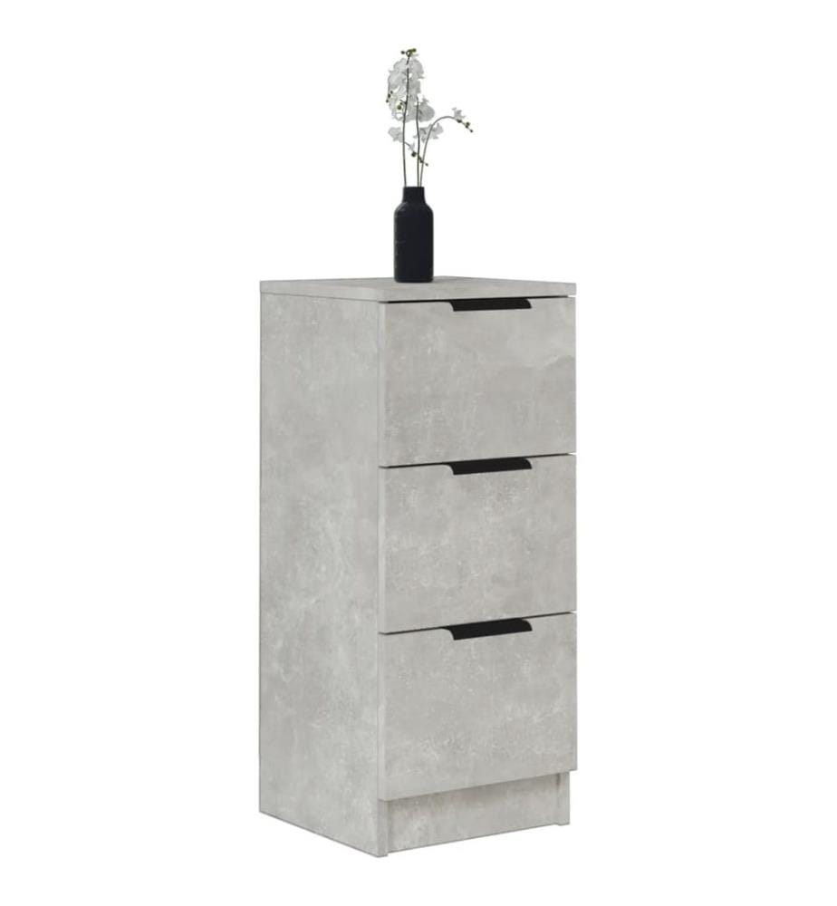 Sideboard Betongrau 30x30x70 cm Holzwerkstoff