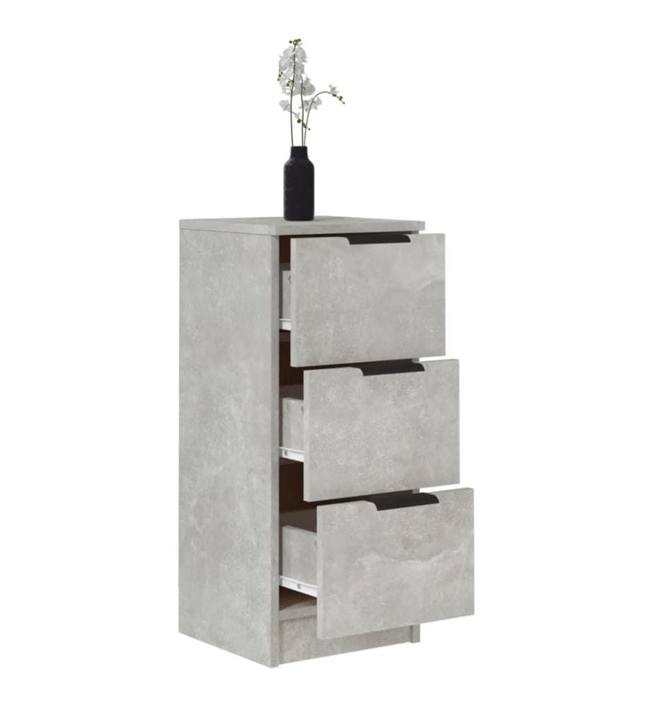 Sideboard Betongrau 30x30x70 cm Holzwerkstoff