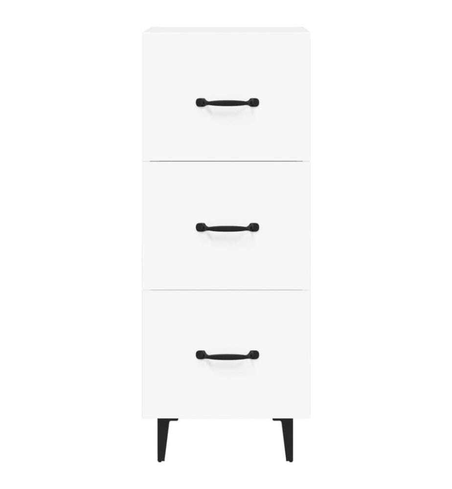 Sideboard Weiss 34,5x34x90 cm Holzwerkstoff