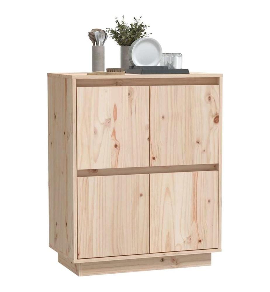 Sideboard 60x34x75 cm Massivholz Kiefer