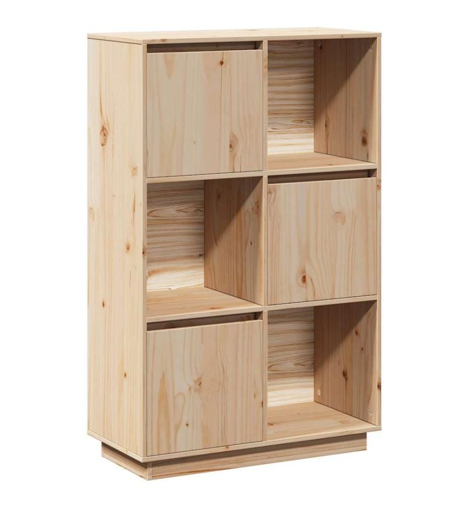 Highboard 74x35x117 cm Massivholz Kiefer