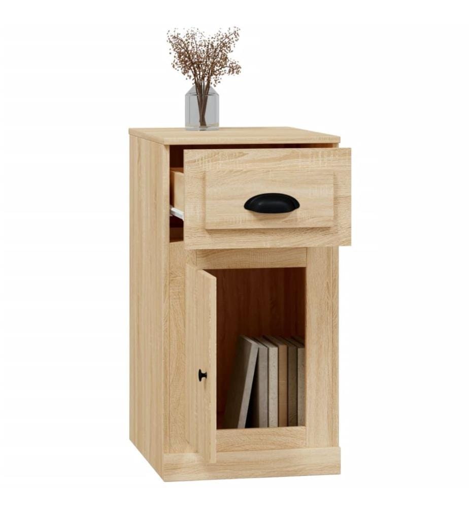 Beistellschrank mit Schublade Sonoma-Eiche 40x50x75 cm