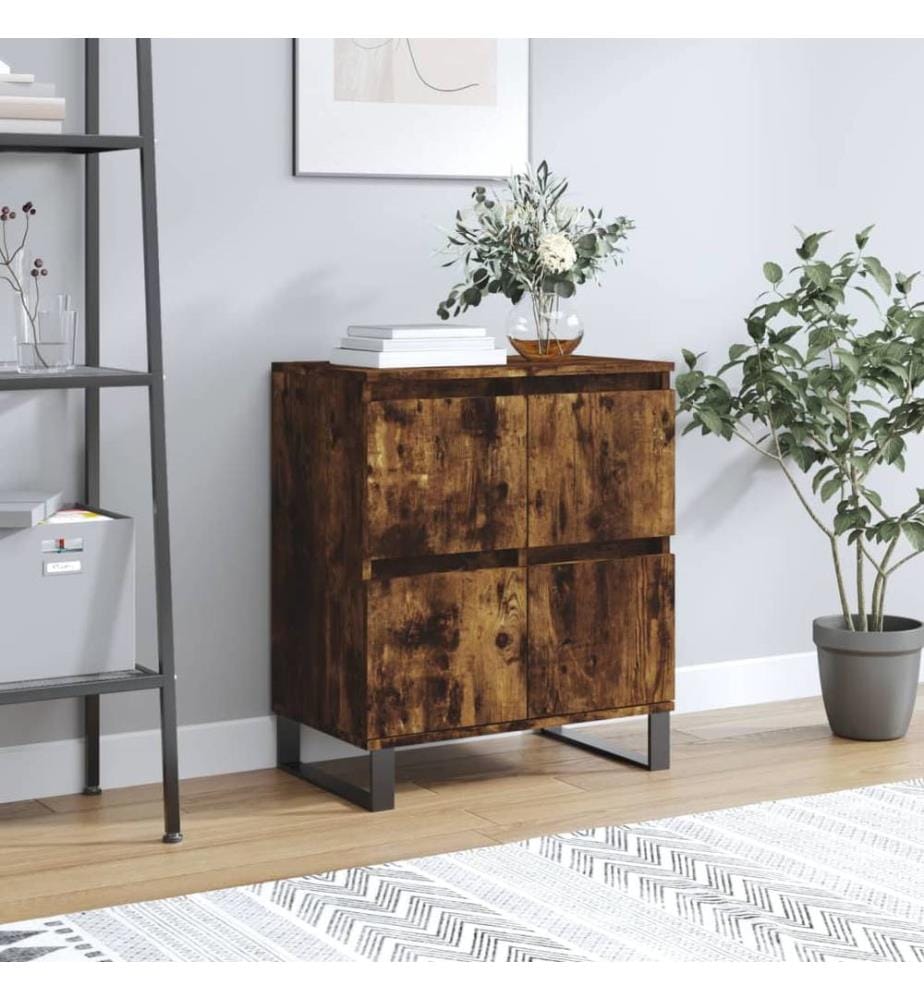 Sideboard Räuchereiche 60x35x70 cm Holzwerkstoff
