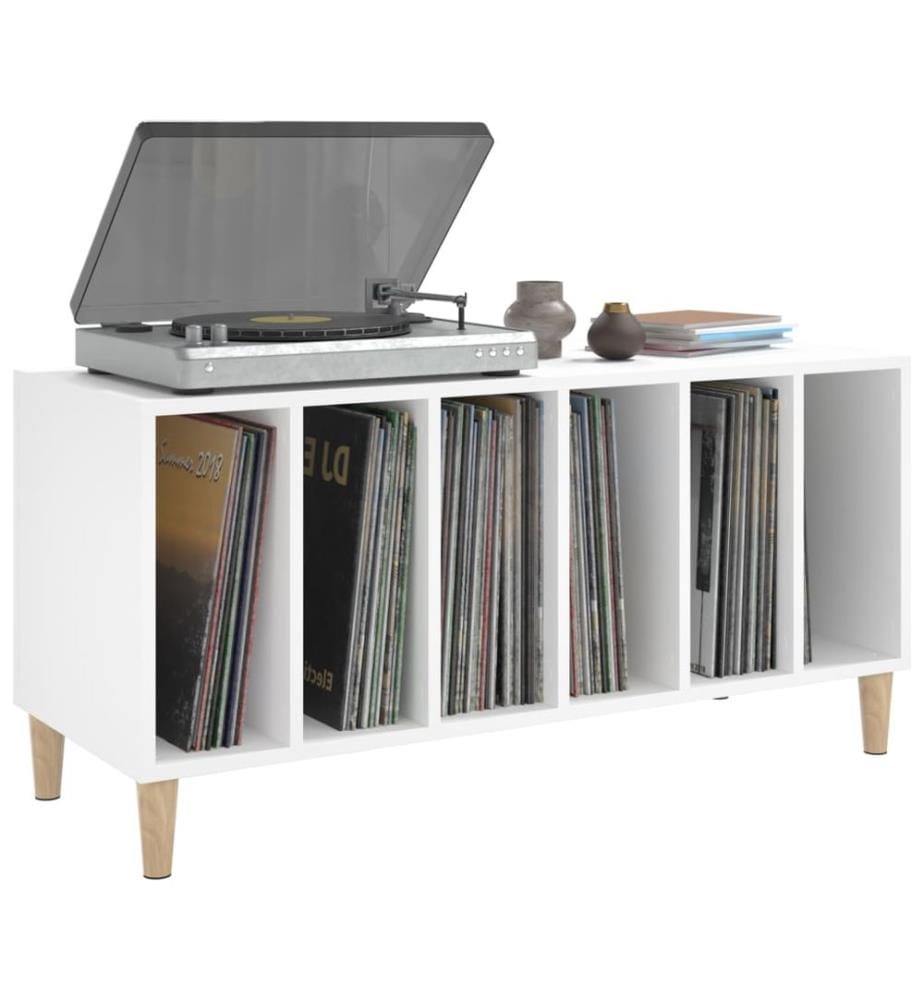 Plattenschrank Weiss 100x38x48 cm Holzwerkstoff