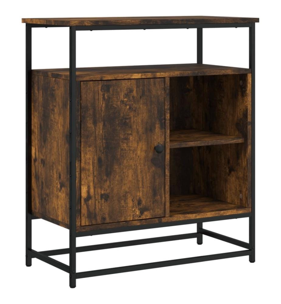 Sideboard Räuchereiche 69x35x80 cm Holzwerkstoff
