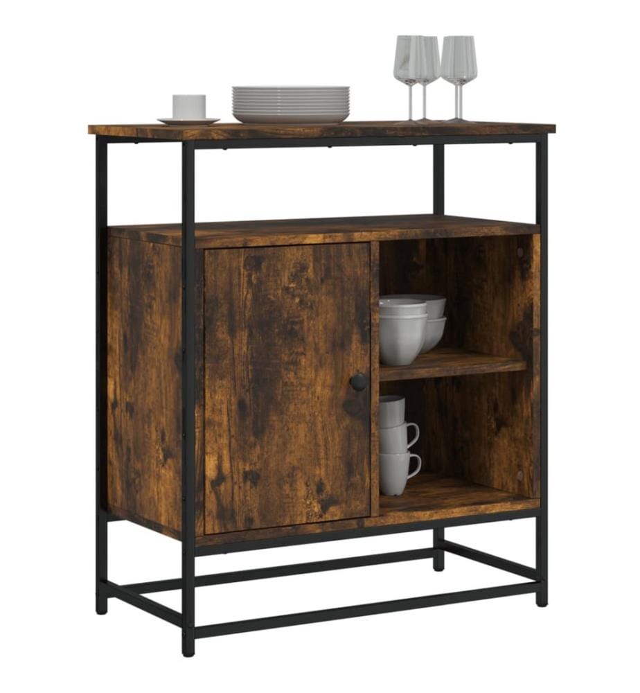 Sideboard Räuchereiche 69x35x80 cm Holzwerkstoff