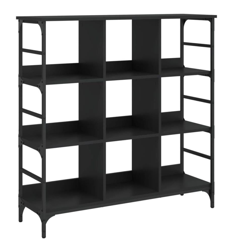 Sideboard Schwarz 102x32x103,5 cm Holzwerkstoff