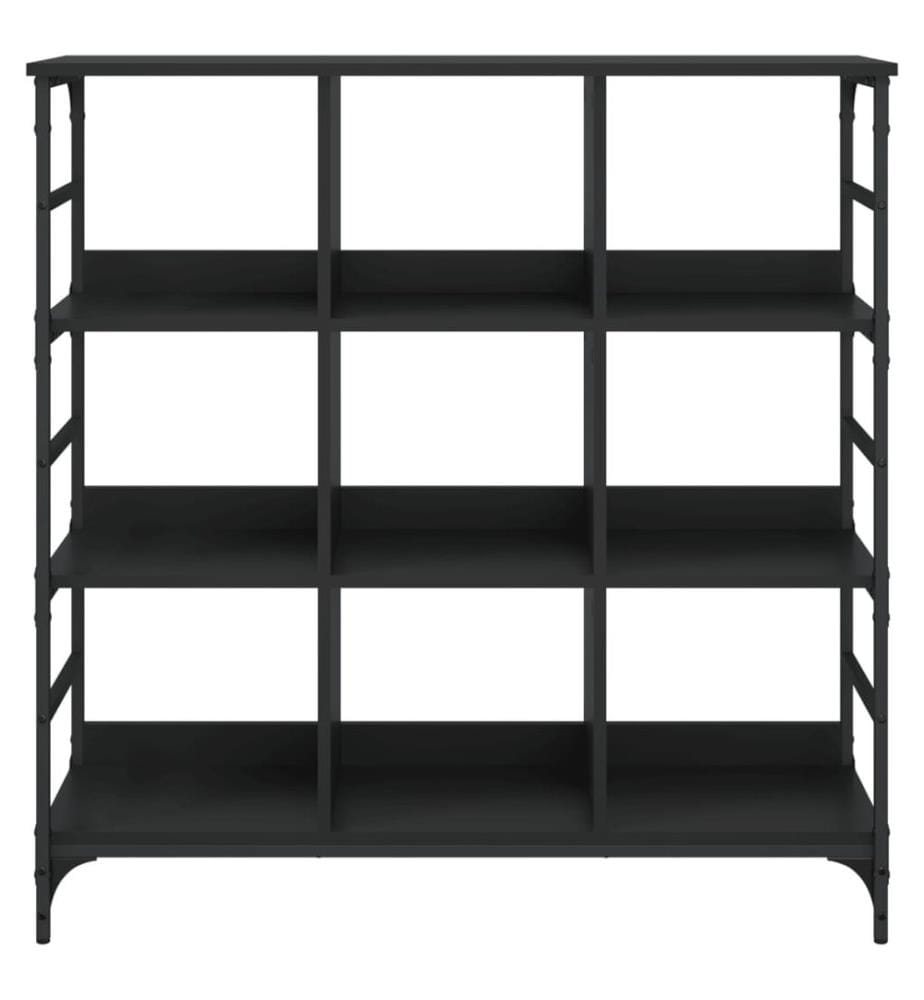 Sideboard Schwarz 102x32x103,5 cm Holzwerkstoff