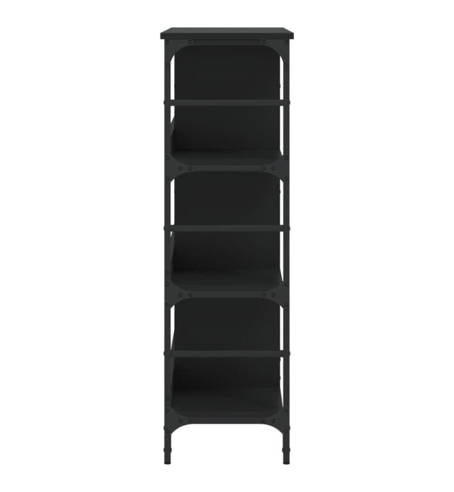 Sideboard Schwarz 102x32x103,5 cm Holzwerkstoff