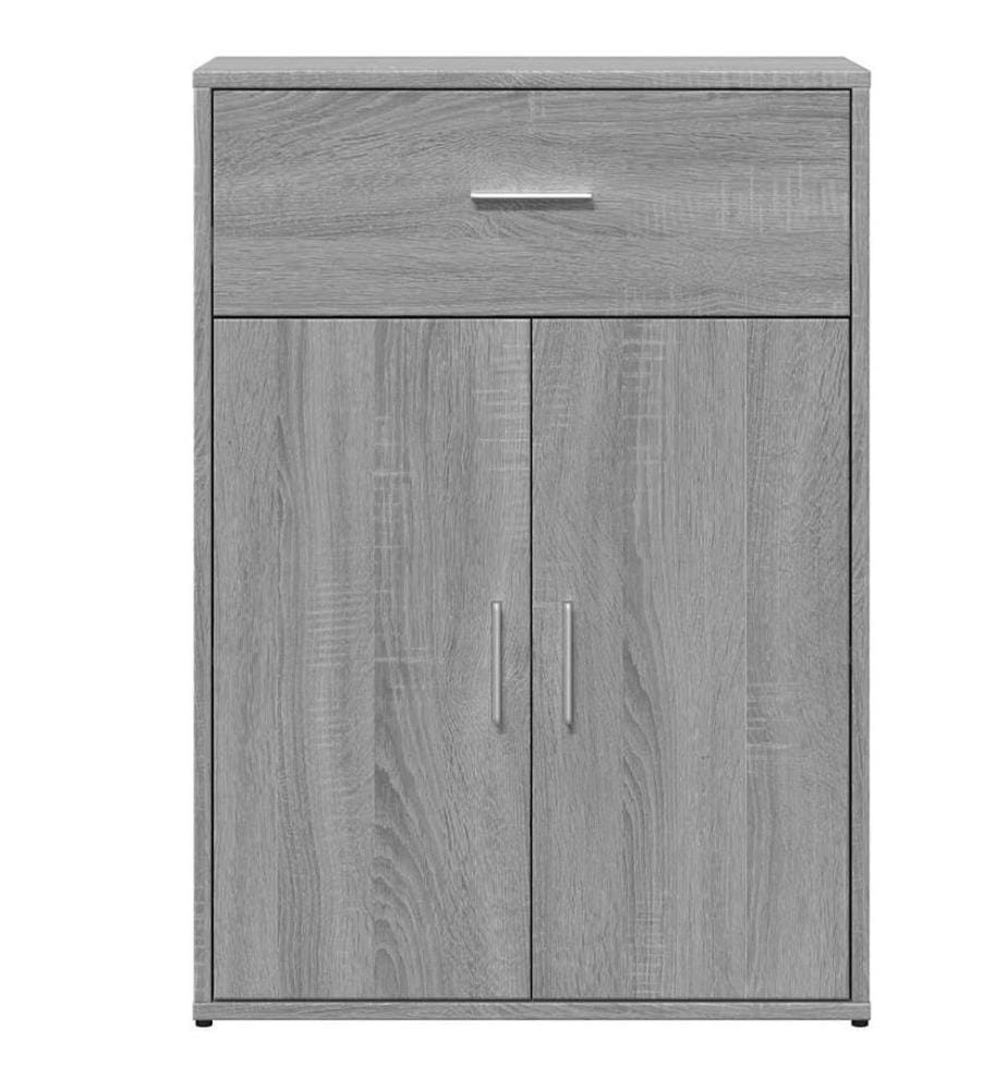Sideboard Grau Sonoma 60x30x84 cm Holzwerkstoff