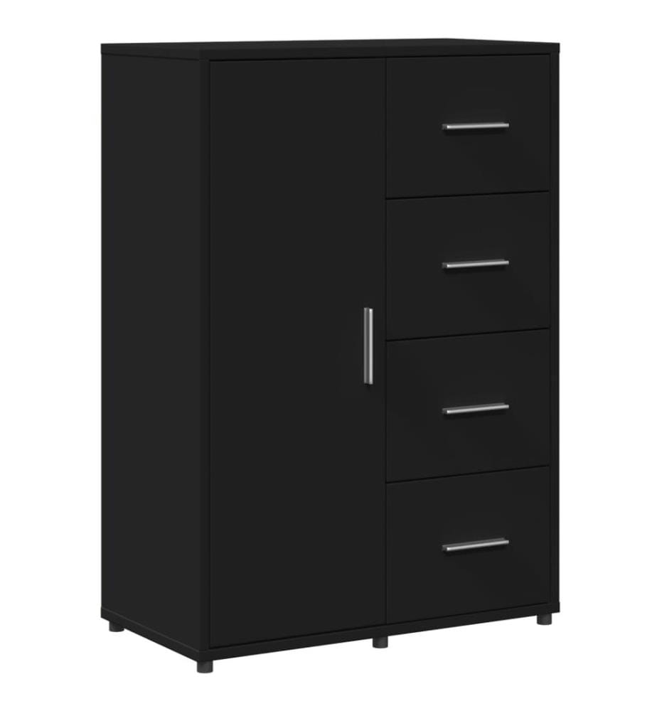 Sideboard Schwarz 60x31x84 cm Holzwerkstoff