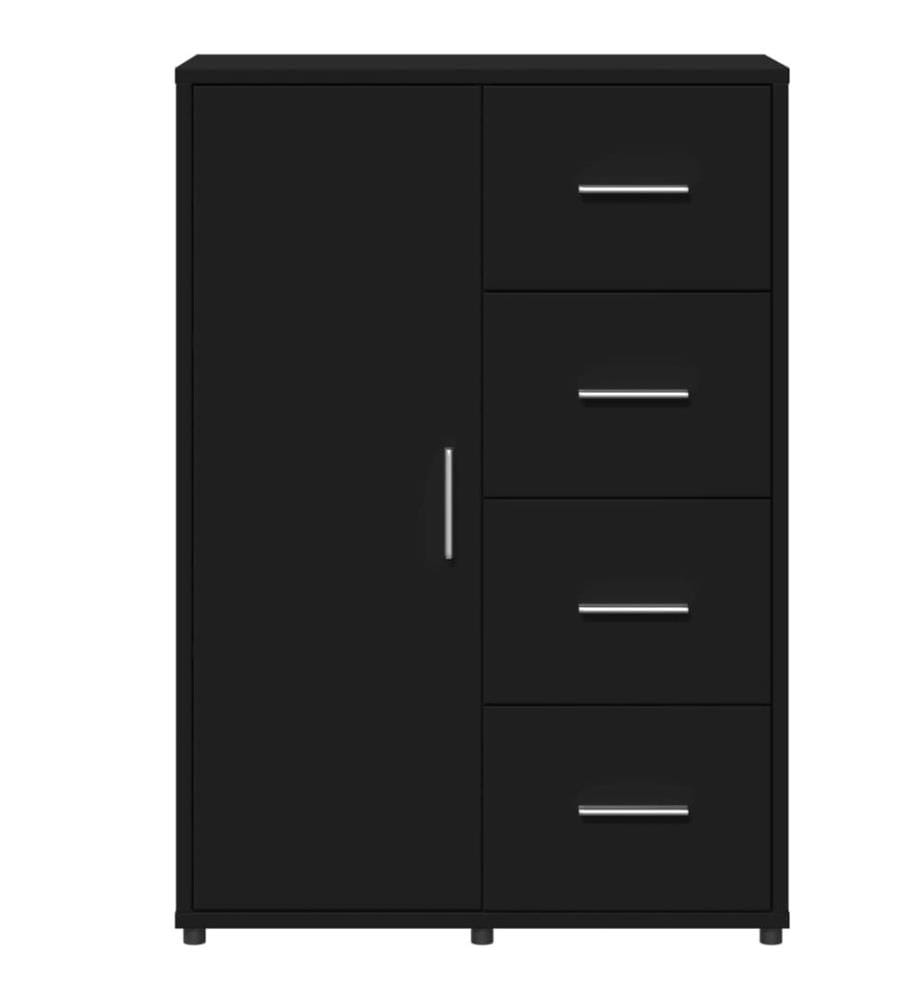 Sideboard Schwarz 60x31x84 cm Holzwerkstoff