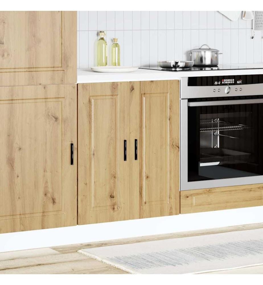 Küchenunterschrank Porto Artisan-Eiche Holzwerkstoff