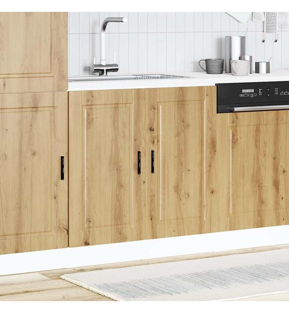 Spülenunterschrank Porto Artisan-Eiche 80x46x81,5 cm