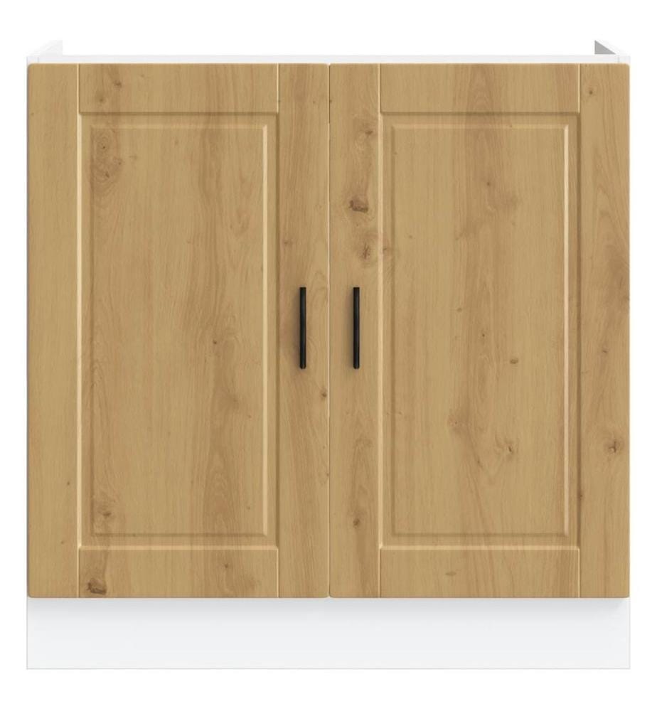 Spülenunterschrank Porto Artisan-Eiche 80x46x81,5 cm