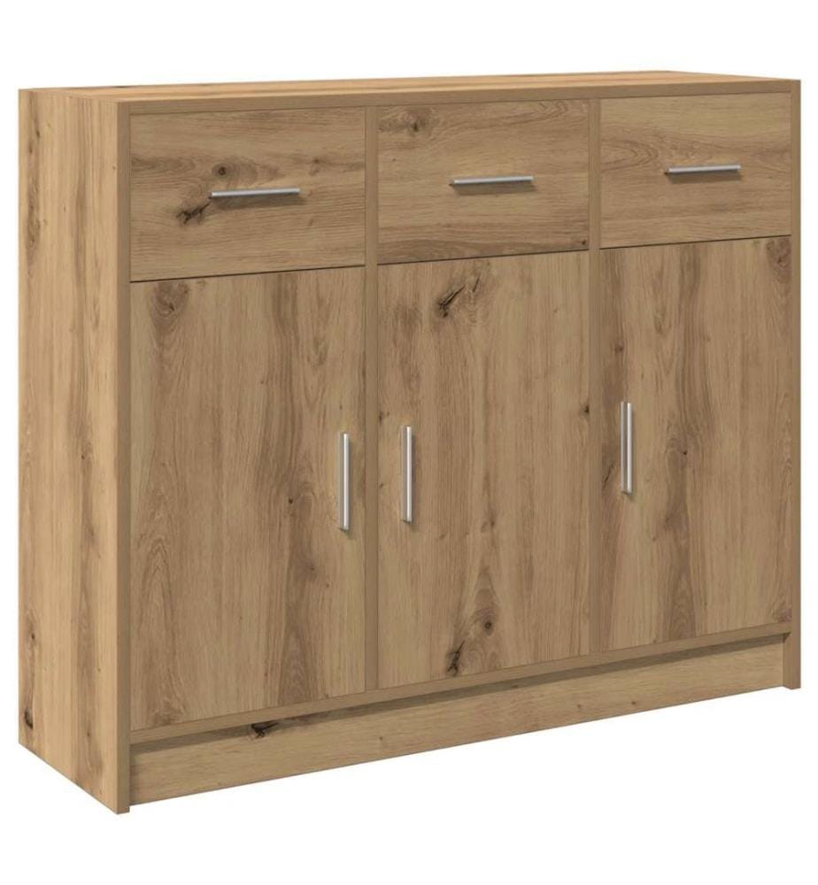 Sideboard Artisan-Eiche 91x28x75 cm Holzwerkstoff
