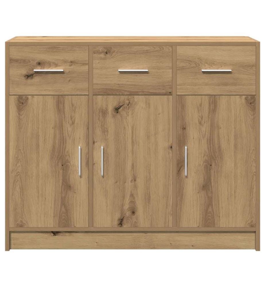 Sideboard Artisan-Eiche 91x28x75 cm Holzwerkstoff