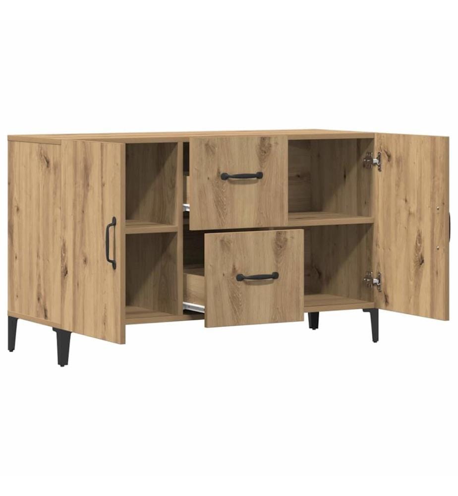 Sideboard Artisan-Eiche 100x36x60 cm Holzwerkstoff