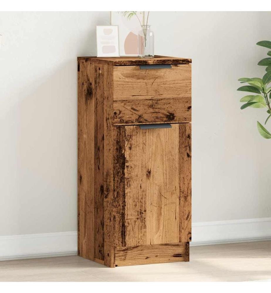 Sideboard Altholz-Optik 30x30x70 cm Holzwerkstoff