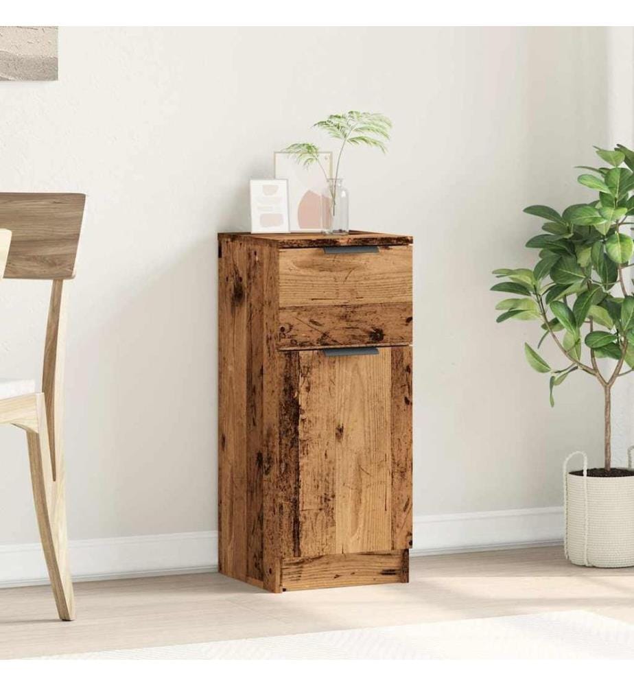 Sideboard Altholz-Optik 30x30x70 cm Holzwerkstoff