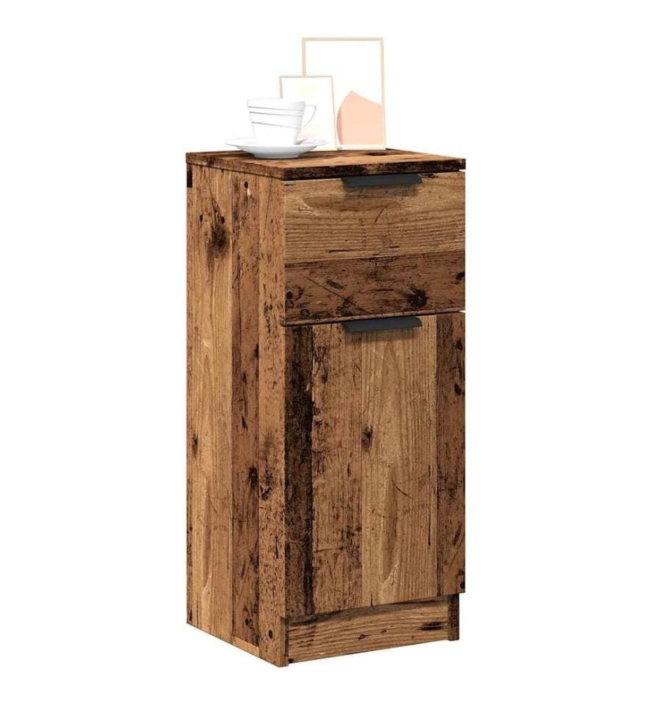 Sideboard Altholz-Optik 30x30x70 cm Holzwerkstoff