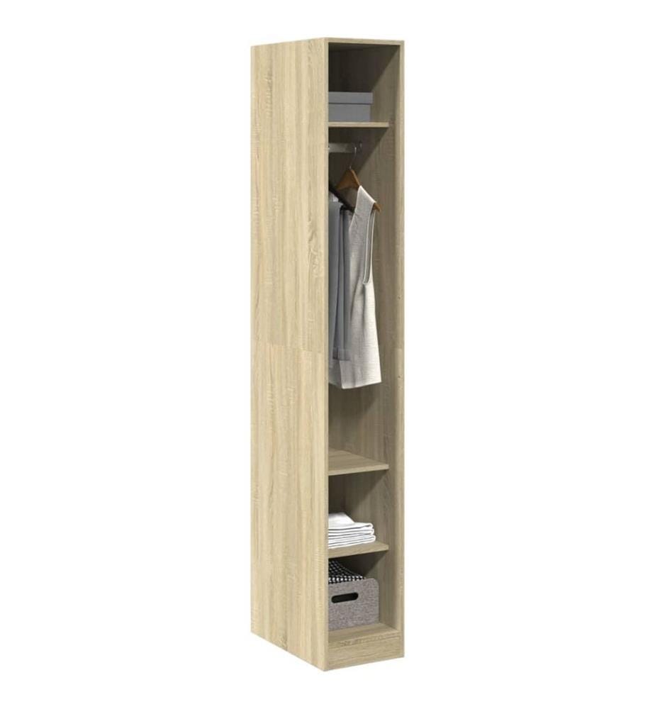 Kleiderschrank Sonoma-Eiche 30x50x200 cm Holzwerkstoff
