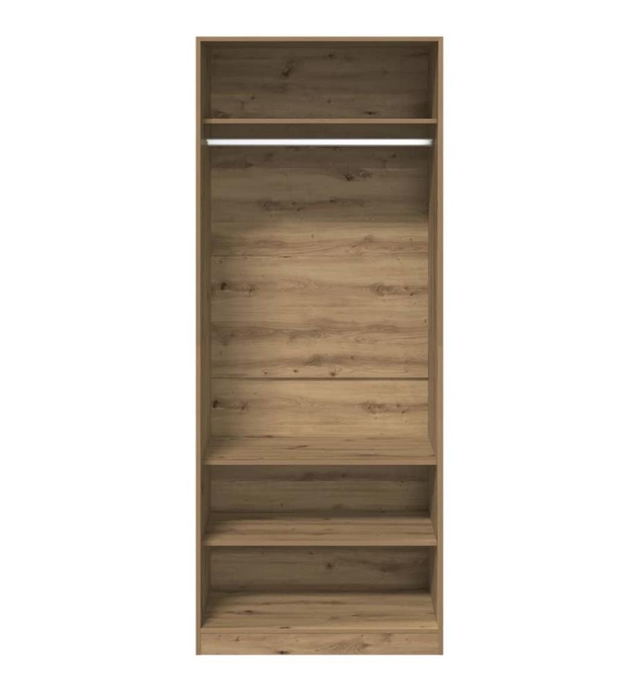 Kleiderschrank Artisan-Eiche 80x50x200 cm Holzwerkstoff